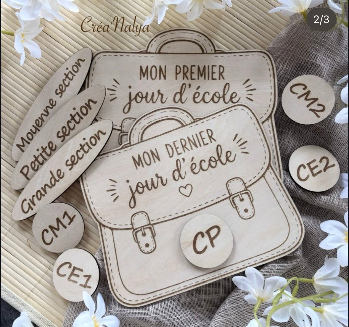 Carte photo école