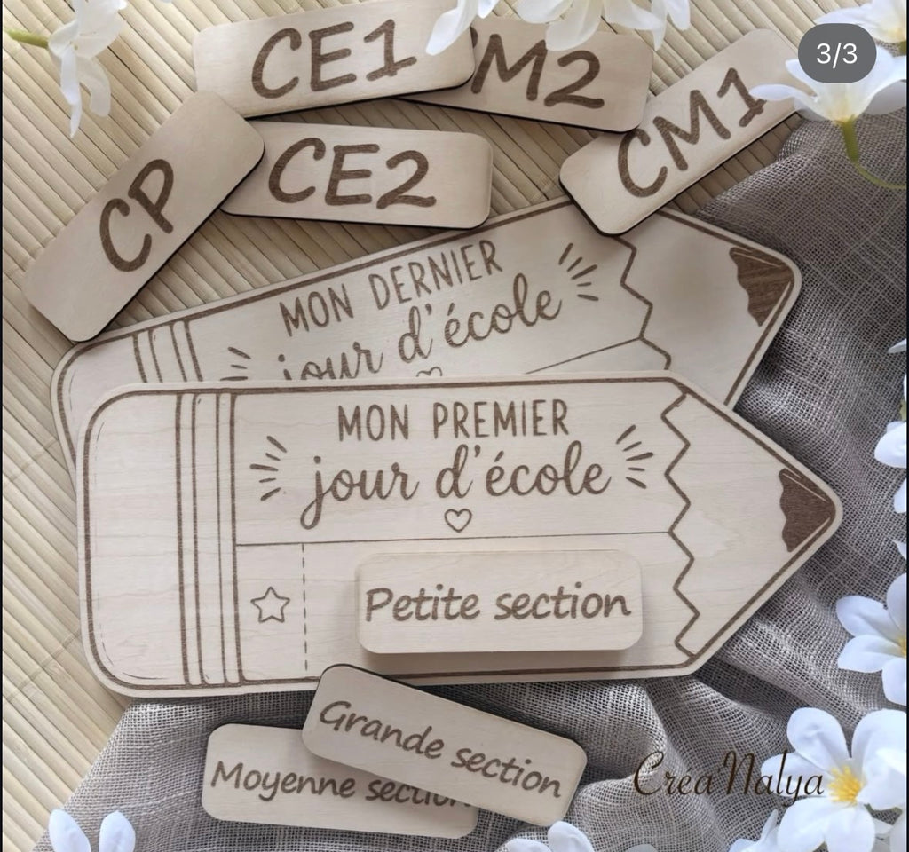 Carte photo école