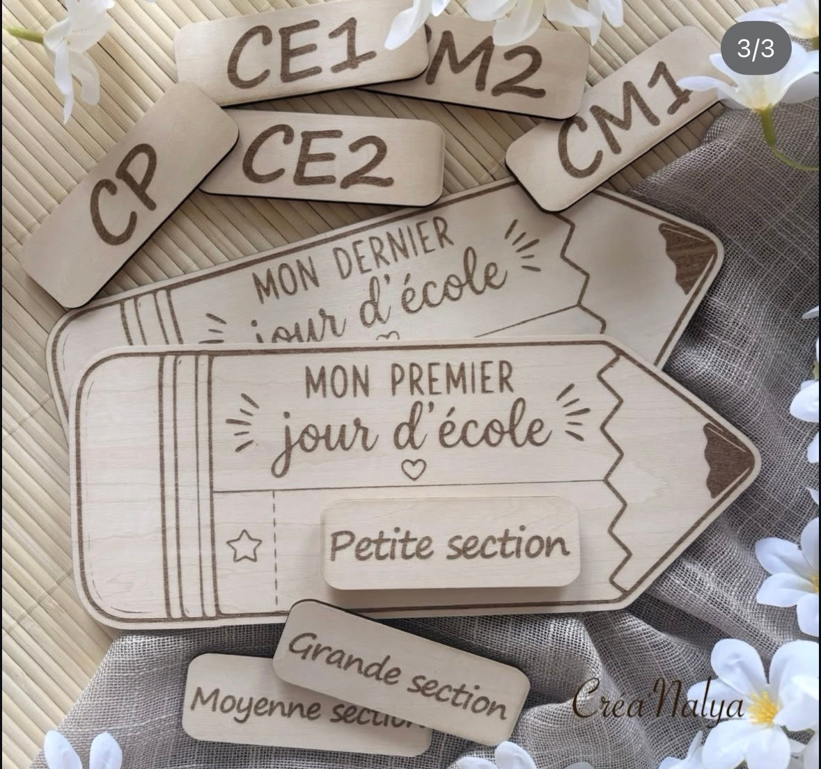 Carte photo école